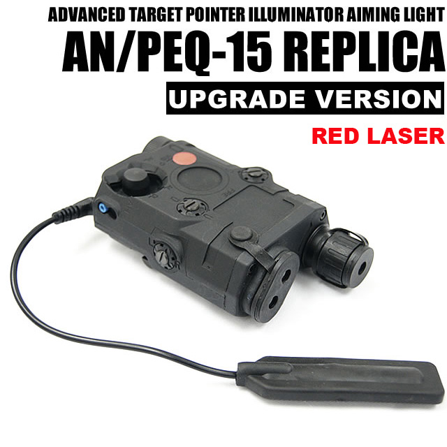 AN/PEQ-15 Red Laser w/ White LED Flashlight Torch IR illuminator